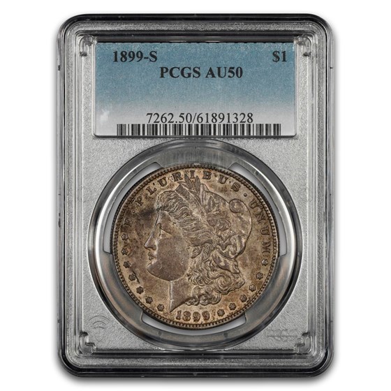 1899-S Morgan Dollar AU-50 PCGS