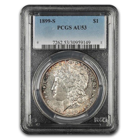 1899-S Morgan Dollar AU-53 PCGS
