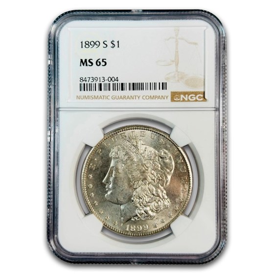 1899-S Morgan Dollar MS-65 NGC