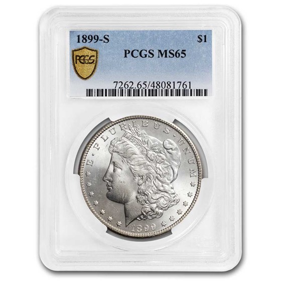1899-S Morgan Dollar MS-65 PCGS 1899-S Morgan Dollar MS-65 PCGS