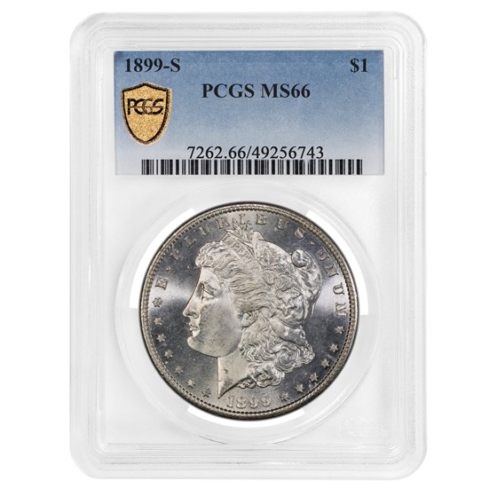 1899-S Morgan Dollar MS-66 PCGS 1899-S Morgan Dollar MS-66 PCGS