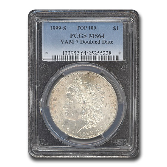 1899-S MS-64 PCGS (VAM-7, Doubled Date, Top-100) 1899-S MS-64 PCGS (VAM-7, Doubled Date, Top-100)