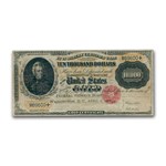 1900 $10,000 Gold Certificate VF-25 PMG (Fr#1225H) Net