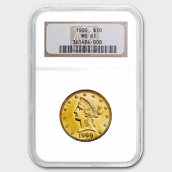 1900 $10 Liberty Gold Eagle MS-61 NGC 1900 $10 Liberty Gold Eagle MS-61 NGC