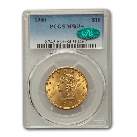 1900 $10 Liberty Gold Eagle MS-63+ PCGS CAC 1900 $10 Liberty Gold Eagle MS-63+ PCGS CAC