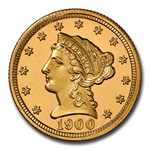 1900 $2.50 Gold Quarter Eagle PR-68 DCAM PCGS CAC