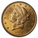 1900 $20 Liberty Gold Double Eagle BU