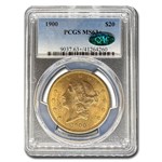 1900 $20 Liberty Gold Double Eagle MS-63+ PCGS CAC