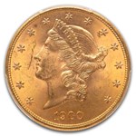 1900 $20 Liberty Gold Double Eagle MS-63 PCGS CAC