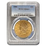 1900 $20 Liberty Gold Double Eagle MS-63+ PCGS