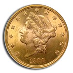 1900 $20 Liberty Gold Double Eagle MS-64 NGC CAC