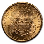 1900 $20 Liberty Gold Double Eagle MS-64 PCGS