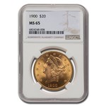 1900 $20 Liberty Gold Double Eagle MS-65 NGC
