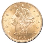 1900 $20 Liberty Gold Double Eagle MS-65 PCGS