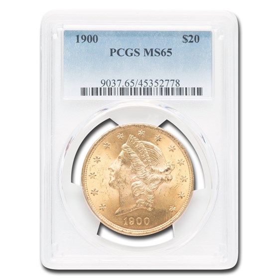 1900 $20 Liberty Gold Double Eagle MS-65 PCGS 1900 $20 Liberty Gold Double Eagle MS-65 PCGS