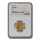 1900 $5 Liberty Gold Half Eagle Genuine NGC (GSA)