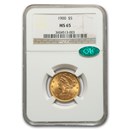 1900 $5 Liberty Gold Half Eagle MS-65 NGC CAC 1900 $5 Liberty Gold Half Eagle MS-65 NGC CAC