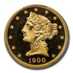 1900 $5 Liberty Gold Half Eagle PR-67 Cameo CACG