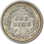 1900 Barber Dime AU