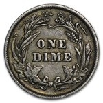 1900 Barber Dime VF