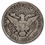 1900 Barber Half Dollar 20-Coin Roll Avg Circ