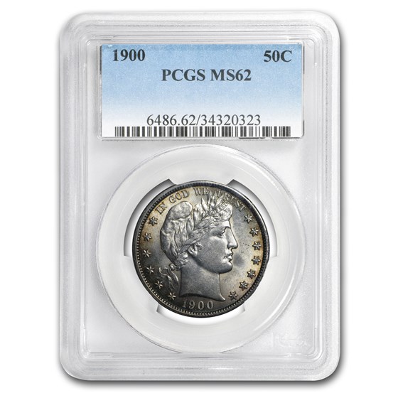 1900 Barber Half Dollar MS-62 PCGS 1900 Barber Half Dollar MS-62 PCGS