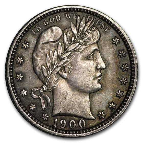 1900 Barber Quarter AU 1900 Barber Quarter AU