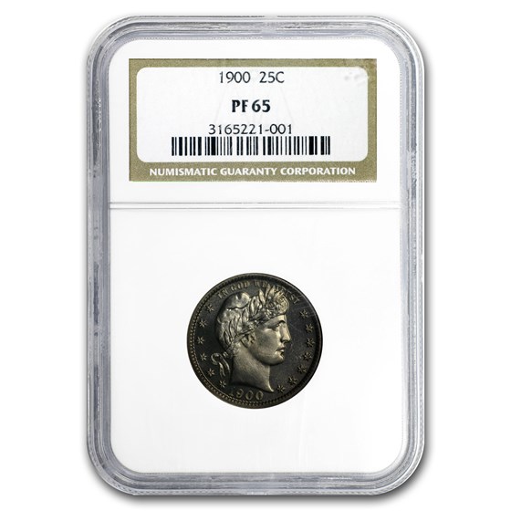 1900 Barber Quarter PF-65 NGC 1900 Barber Quarter PF-65 NGC