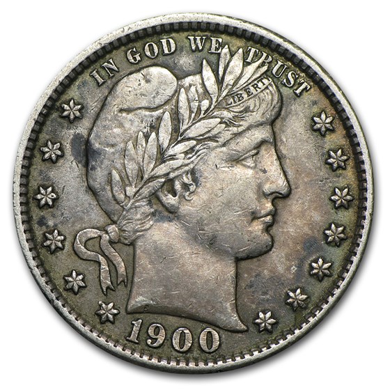 1900 Barber Quarter XF 1900 Barber Quarter XF