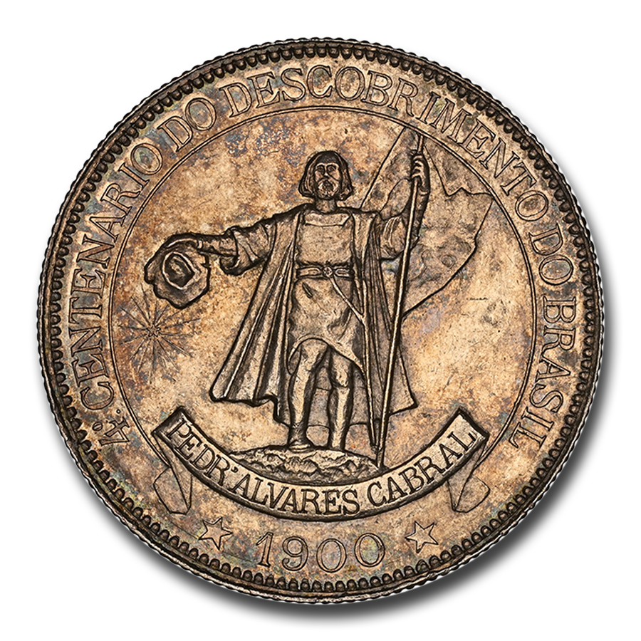 Buy 1900 Brazil Silver 4000 Reis MS-62 | APMEX