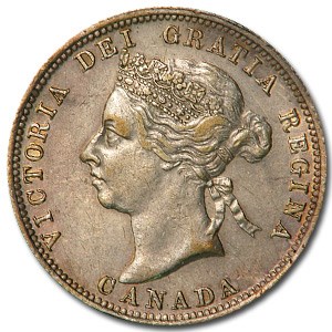 1900 Canada 25 Cents XF 1900 Canada 25 Cents XF