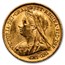 1900 Great Britain Gold Half-Sovereign Victoria Veil AU