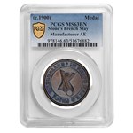 1900 Great Britain M&P Manuf. Medal MS-63 PCGS (Brown)