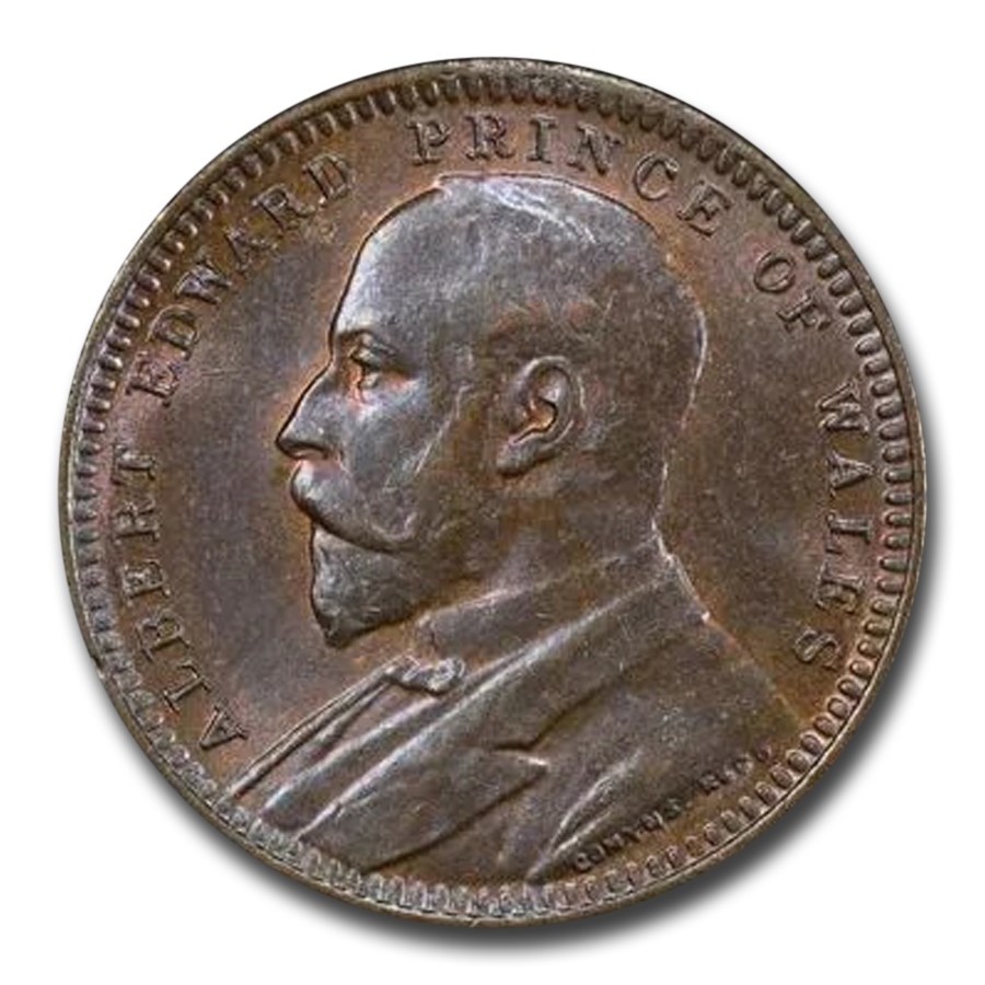 1900 Great Britain Play Money Token MS-63 PCGS (Brown)