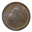 1900 Great Britain Play Money Token MS-63 PCGS (Brown)