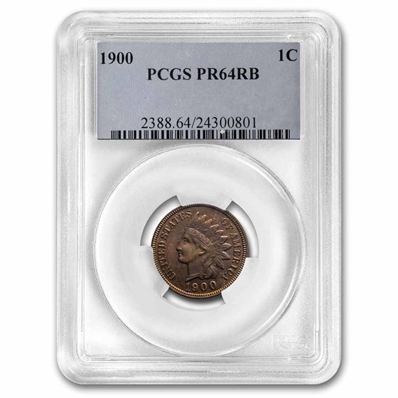 1900 Indian Head Cent Proof PR-64 PCGS (Red/Brown) 1900 Indian Head Cent Proof PR-64 PCGS (Red/Brown)