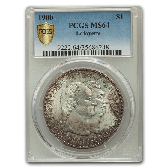 1900 Lafayette Dollar Commem MS-64 PCGS 1900 Lafayette Dollar Commem MS-64 PCGS