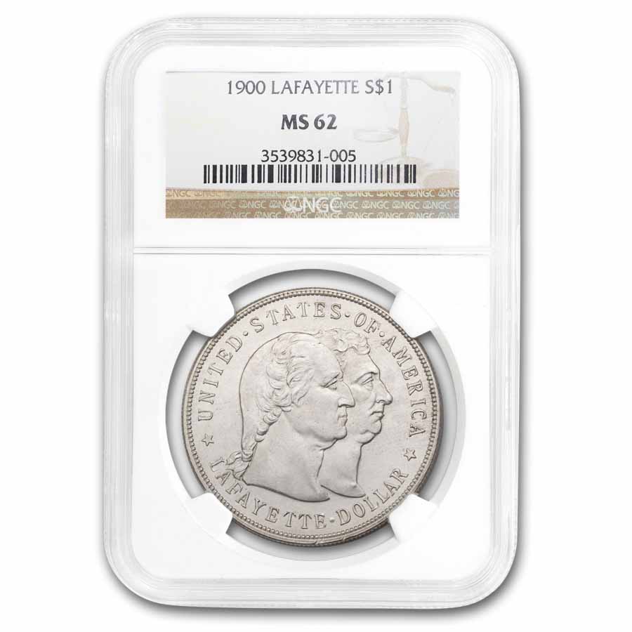 Buy 1900 Lafayette Dollar MS-62 NGC | APMEX
