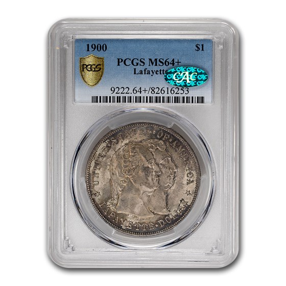 1900 Lafayette Dollar MS-64+ PCGS CAC 1900 Lafayette Dollar MS-64+ PCGS CAC