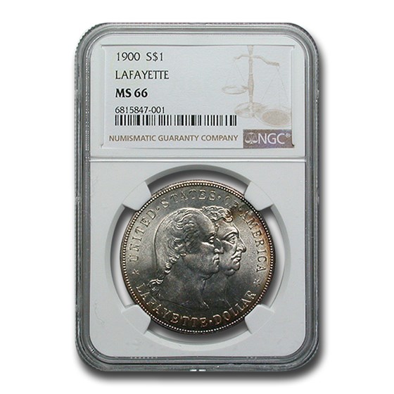 1900 Lafayette Dollar MS-66 NGC 1900 Lafayette Dollar MS-66 NGC