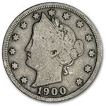 1900 Liberty Head V Nickel Good+