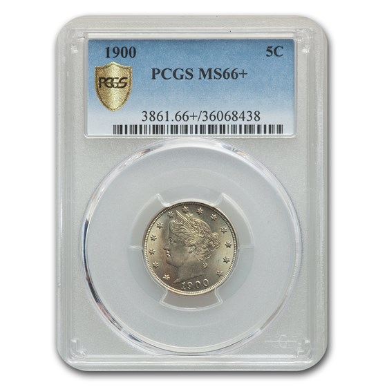 1900 Liberty Head V Nickel MS-66+ PCGS 1900 Liberty Head V Nickel MS-66+ PCGS