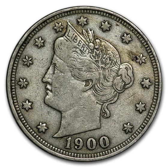 1900 Liberty Head V Nickel VF 1900 Liberty Head V Nickel VF