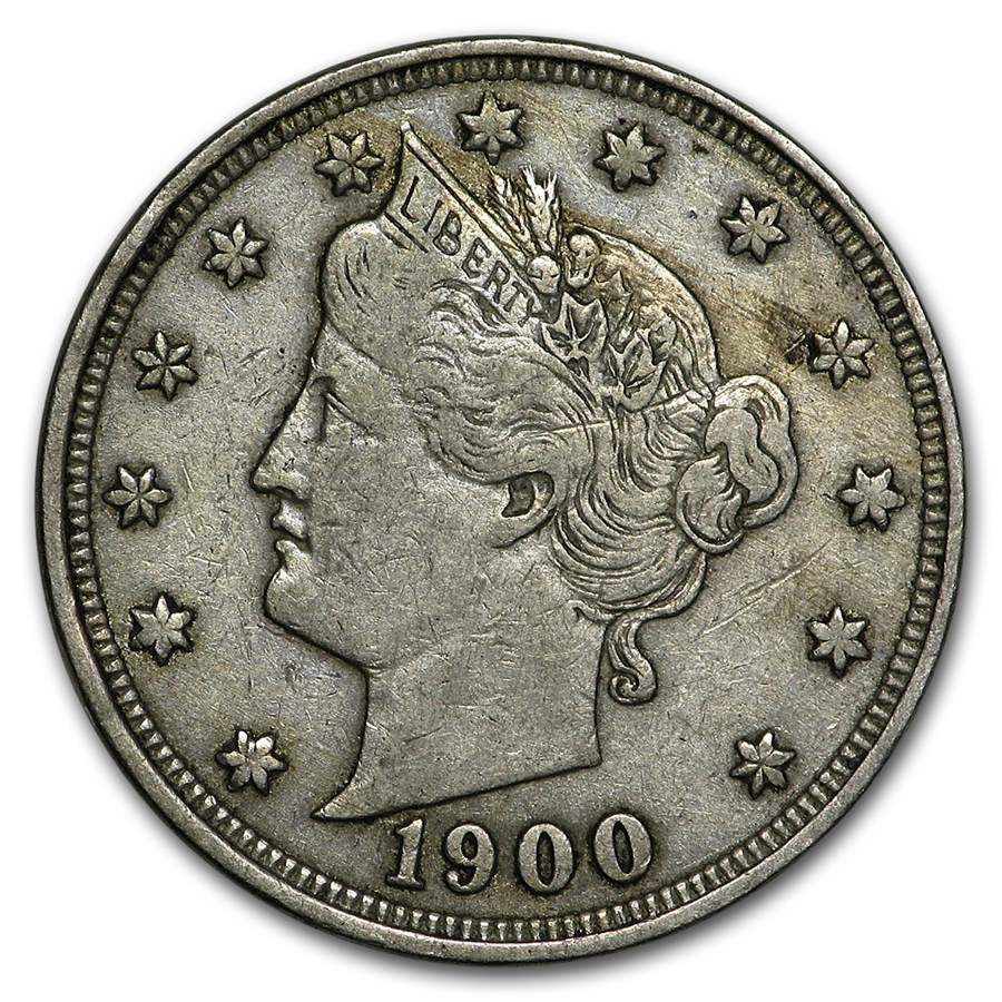 1900 Liberty Head V Nickel VF