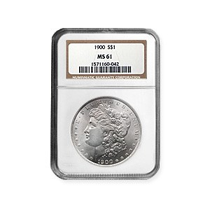 1900 Morgan Dollar MS-61 NGC 1900 Morgan Dollar MS-61 NGC
