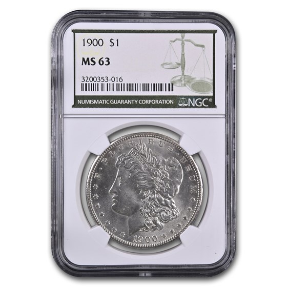 1900 Morgan Dollar MS-63 NGC (Green Label) 1900 Morgan Dollar MS-63 NGC (Green Label)