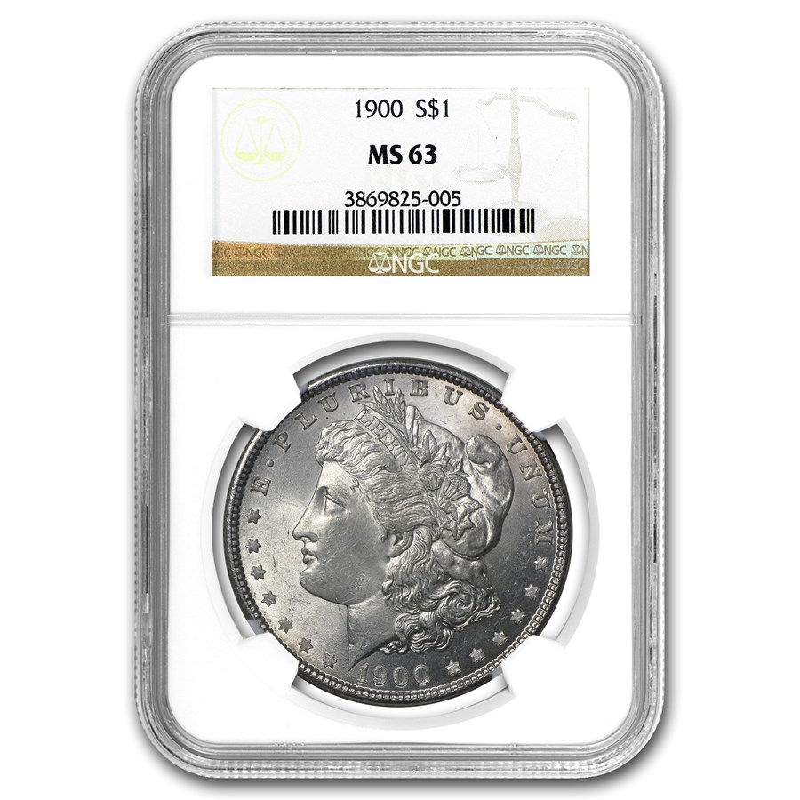 1900 Morgan Dollar MS-63 NGC