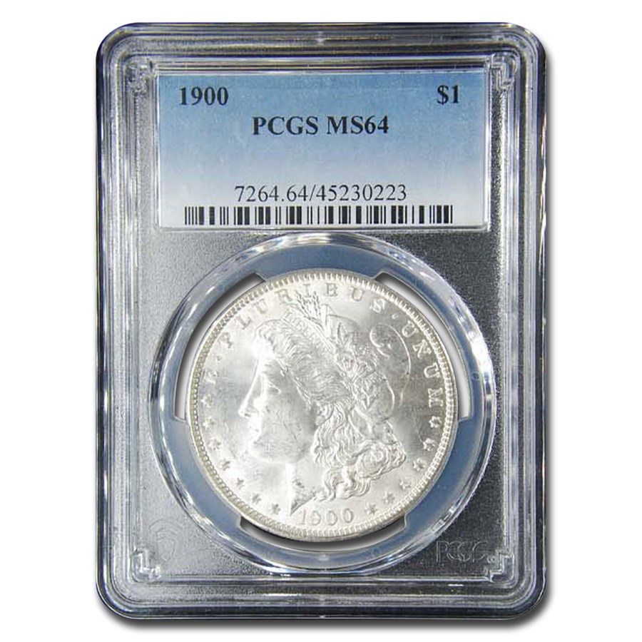 1900 Morgan Dollar MS-64 PCGS