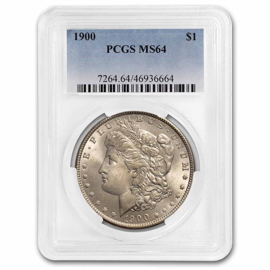 1900 Morgan Dollar MS-64 PCGS