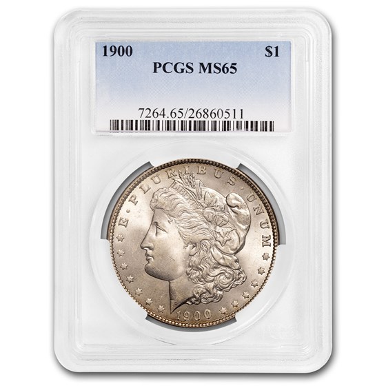 1900 Morgan Dollar MS-65 PCGS 1900 Morgan Dollar MS-65 PCGS